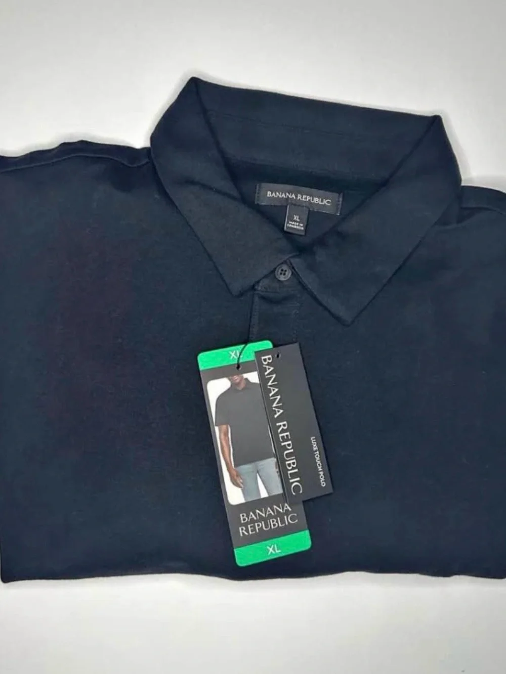 Banana Republic Men's Dark Navy Polo